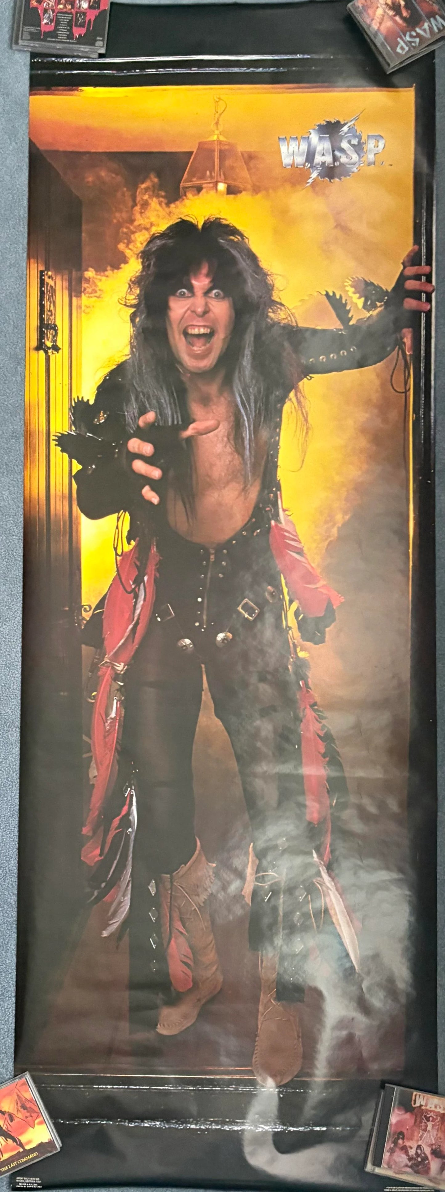 MUSIC - W.A.S.P. - RARE BLACKIE LAWLESS - POSTER LW26D