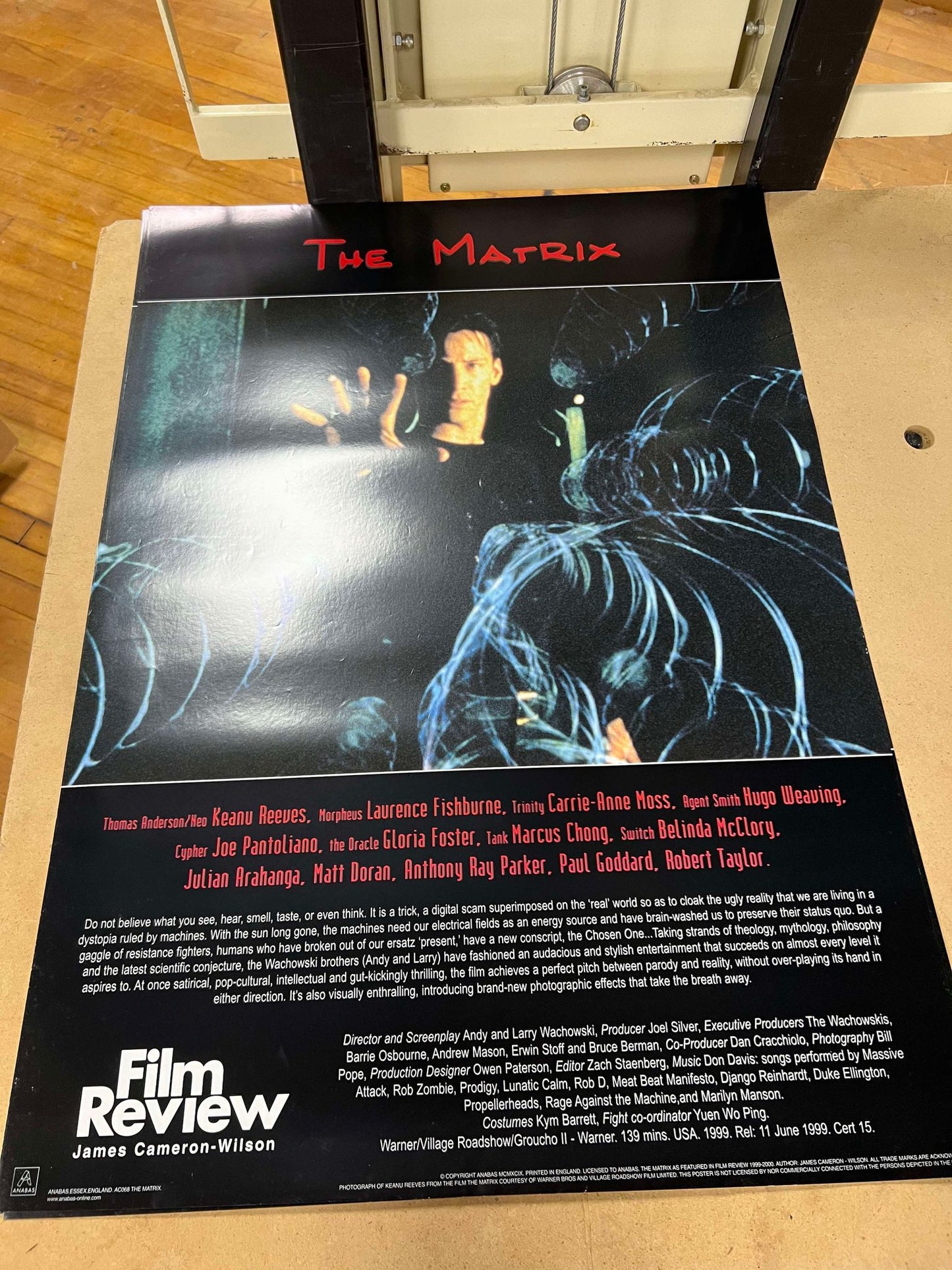 MOVIE: THE MATRIX POSTER RW8E