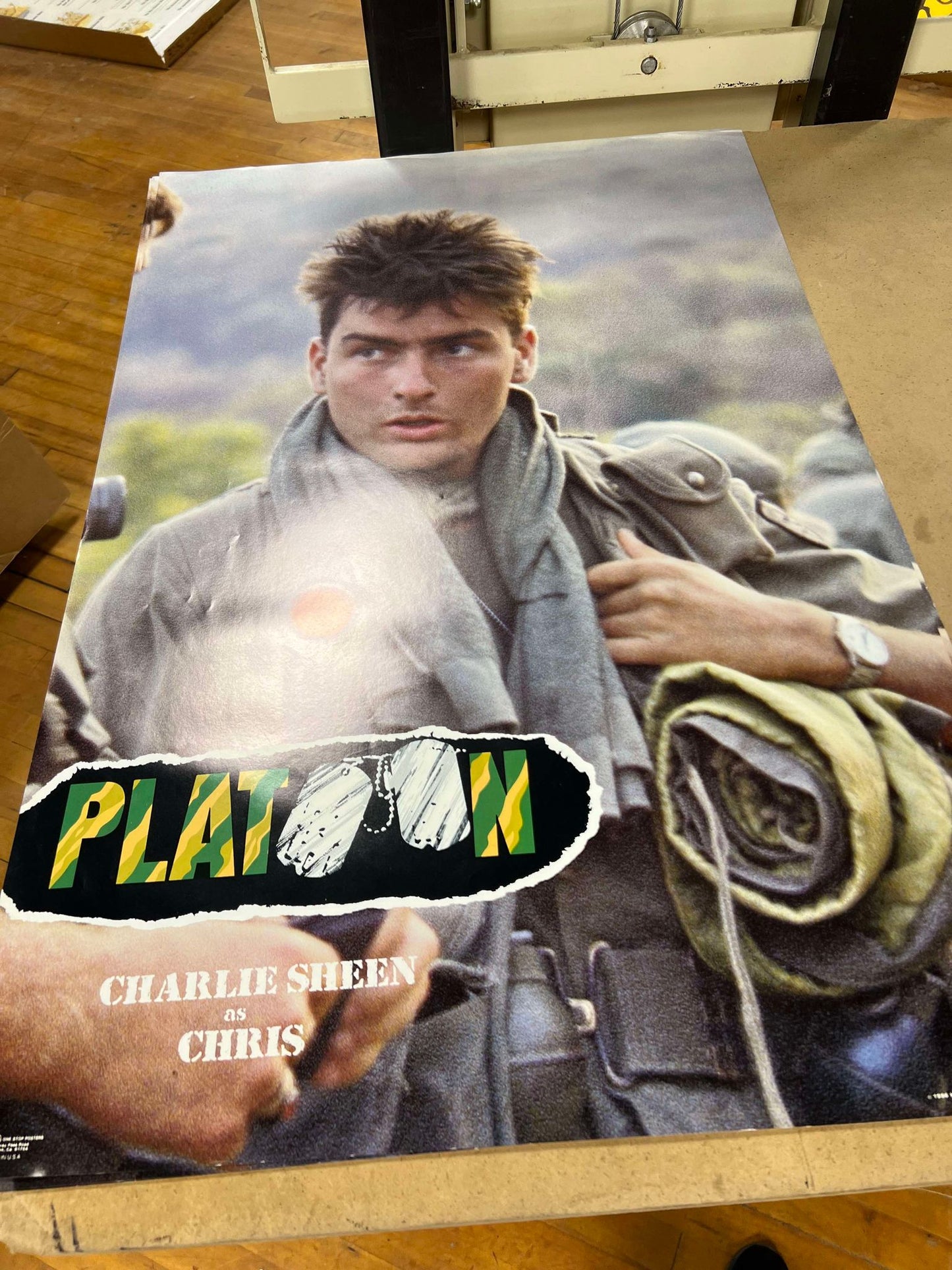 MOVIE: PLATOON POSTER RW8H