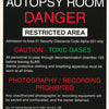 ALIEN LIFE FORM AUTOPSY ROOM POSTER