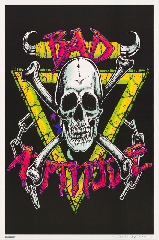 BAD APTITUDE FLOCKED POSTER