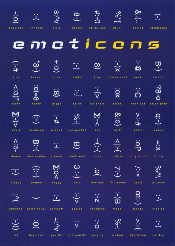 EMOTICONS - POSTER RW6U