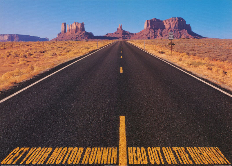 GET YOUR MOTOR RUNNING - POSTER RW8S