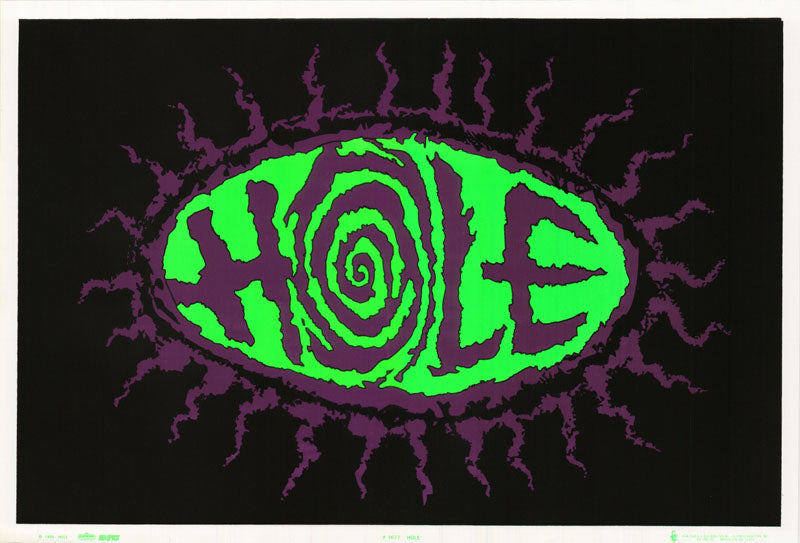 HOLE FLOCKED POSTER RW14B