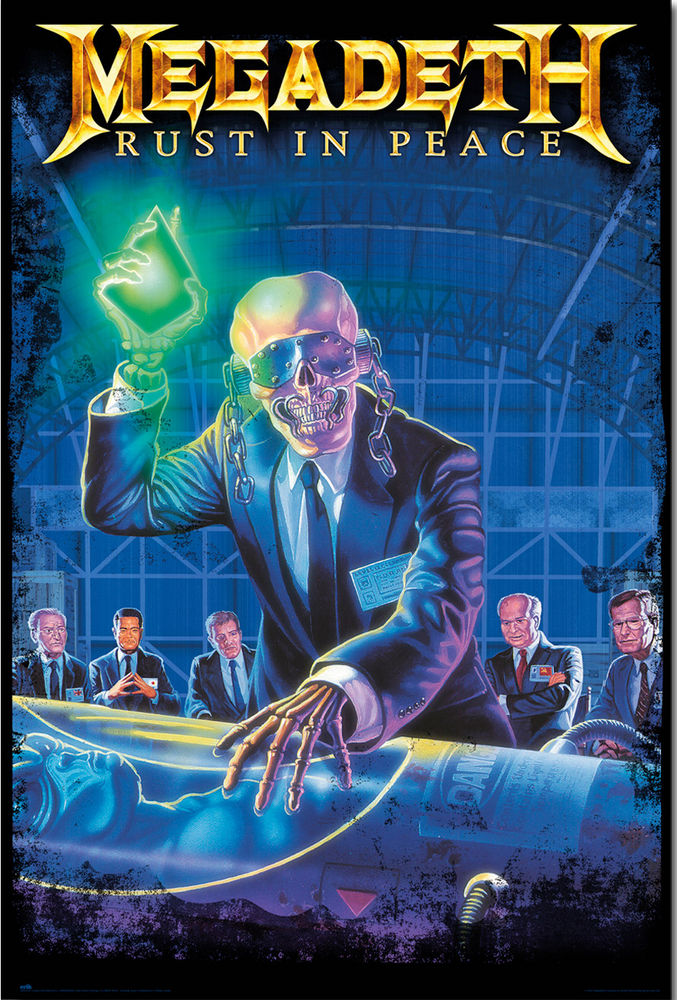 MUSIC: MEGADETH RUST IN PEACE POSTER NEW