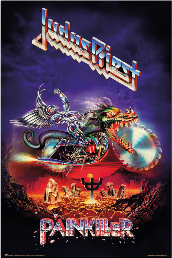 JUDAS PRIEST PAINKILLER POSTER