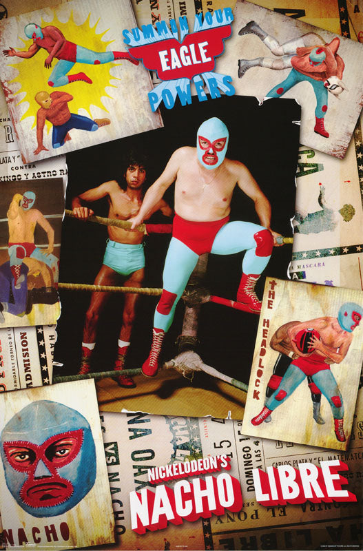 NACHO LIBRE RING POSTER