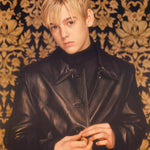 AARON CARTER LEATHER POSTER