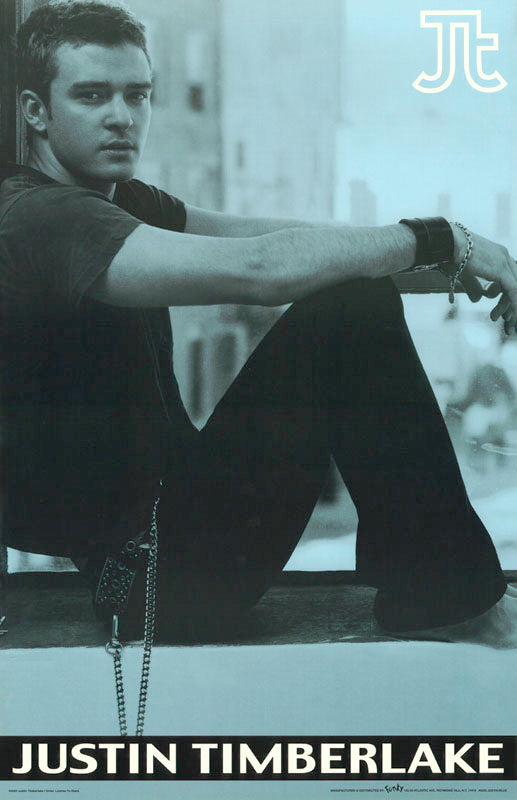 JUSTIN TIMBERLAKE BLUE POSTER