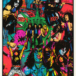 KISS COMICS FLOCKED POSTER