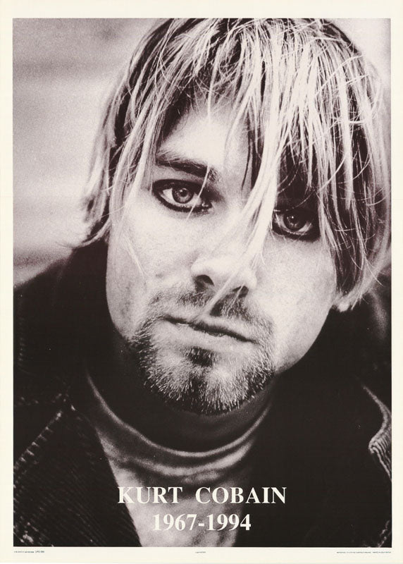 Kurt Cobain 1967-1994 Vintage Music Poster – Midwest Posters