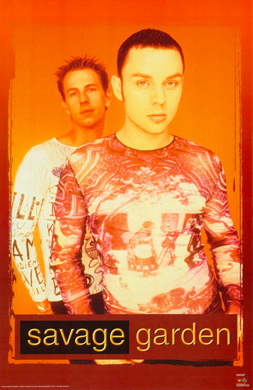 Savage Garden Vintage Music Poster Midwest Posters savage-garden-vintage-music-poster-midwest-posters