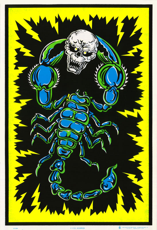 SCORPION-flocked - POSTER RW14G