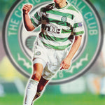 HENRIK LARSSON 100 GOALS & COUNTING POSTER