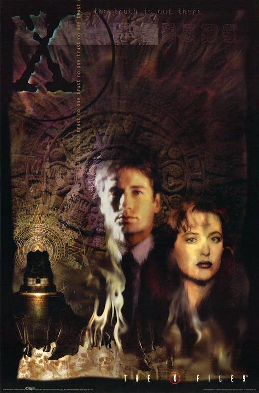 T.V. - X-FILES (MULDER & SCULLY) - POSTER LW27-O