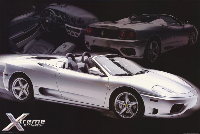 TRANSPORTATION - EXTREME MACHINES-FERRARI -- POSTER LW15-O