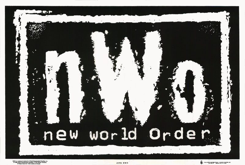 WRESTLING - NWO (flocked) - POSTER LC9D