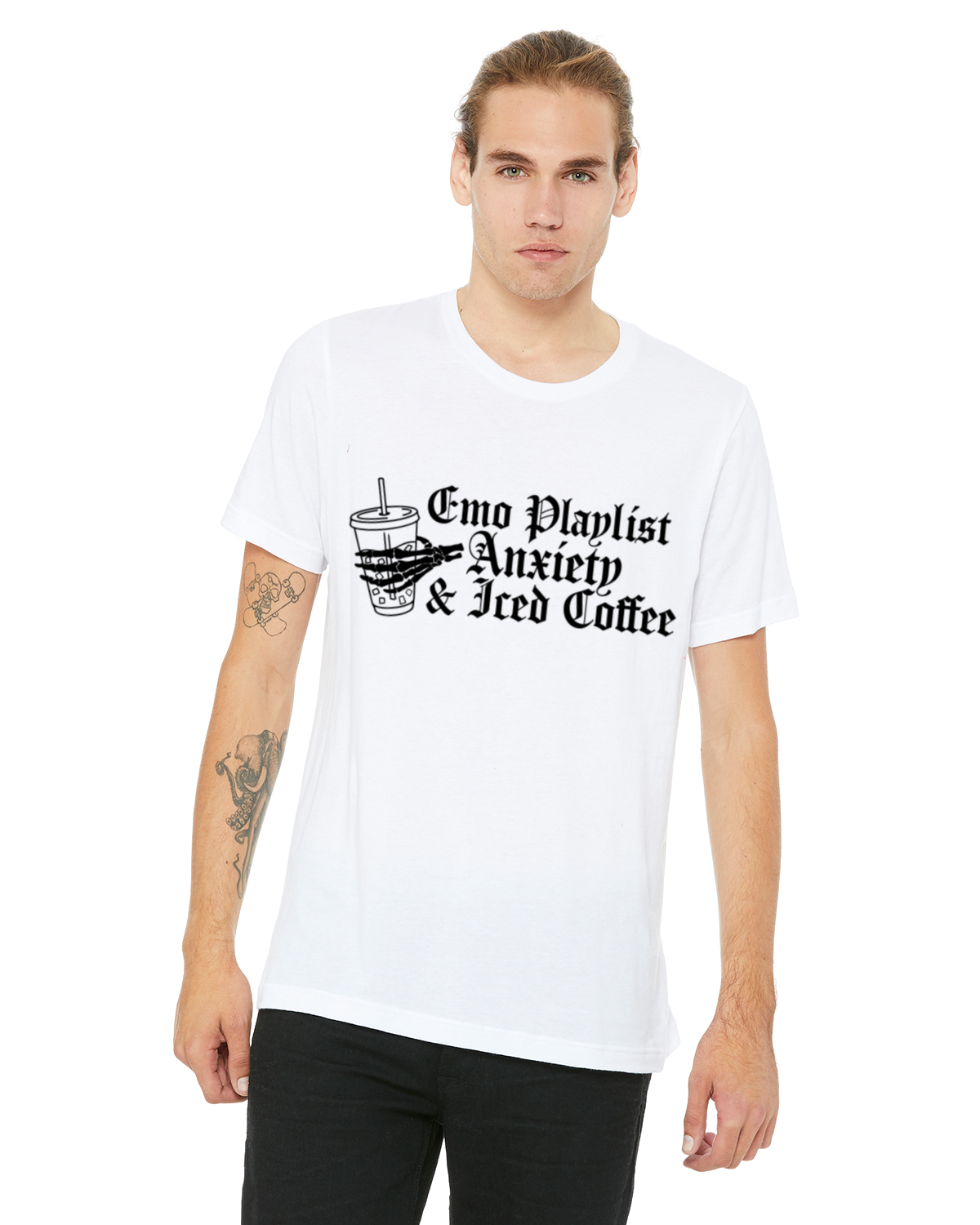 PRE-ORDER: PLAYLIST ANXIETY ICED COFFEE T-SHIRT