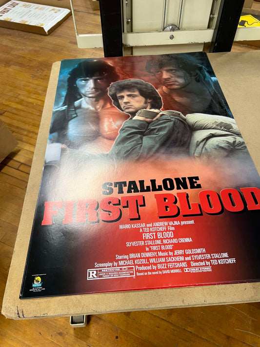 MOVIE: FIRST BLOOD POSTER RW8i