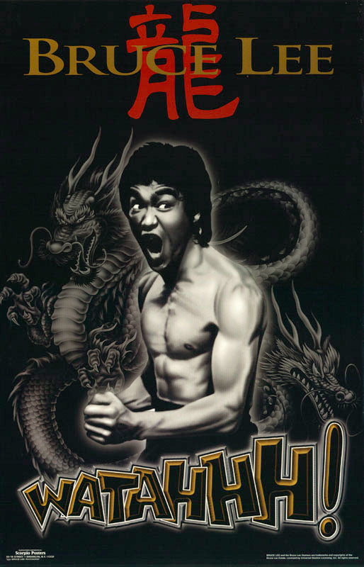 ACTOR - BRUCE LEE-WATAHHH! - POSTER LW1N