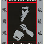 BRUCE LEE black & silver POSTER