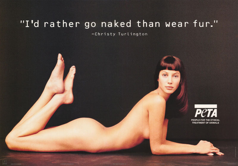 ADULT - PETA - CHRISTY TURLINGTON - POSTER  LW7K