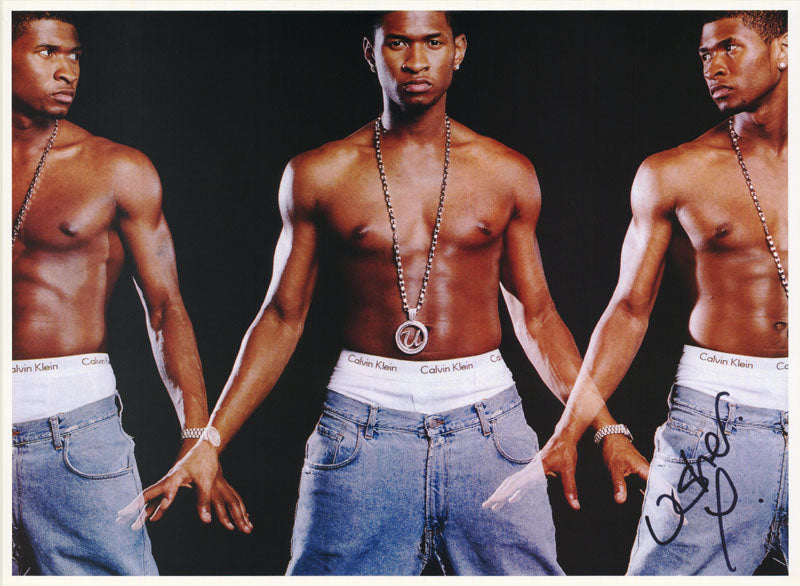 ADV-MUSIC - USHER in CALVIN KLEIN underwear - POSTER RW5S