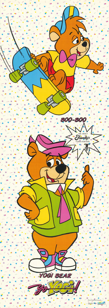 ADV.-CARTOON - YOGI BEAR POSTER RW16T