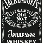 JACK DANIELS FLOCKED POSTER LC7C/D