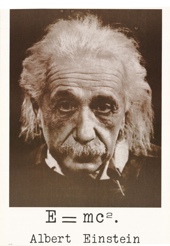 ALBERT EINSTEIN - POSTER LW18B