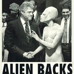 ALIEN BACKS CLINTON - POSTER RW17P