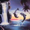 DOLPHIN WATERFALL POSTER