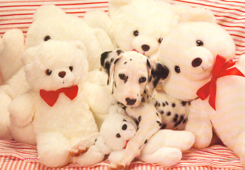 ANIMALS - TEDDY BEARS & DALMATIAN - 2994 POSTER BW2G