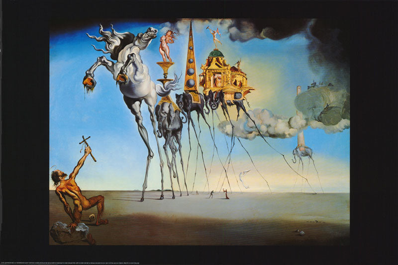 ART - LA TENTATION DeSAINT ANTOINE - POSTER LW27C