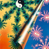 ART-PSYCHEDELIC - STARBURST YIN-YANG - POSTER RW21F