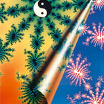 ART-PSYCHEDELIC - STARBURST YIN-YANG - POSTER RW21F
