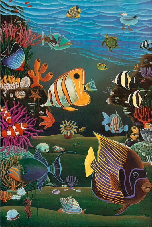 ART - sealife by RAUL del RIO - POSTER RW15G