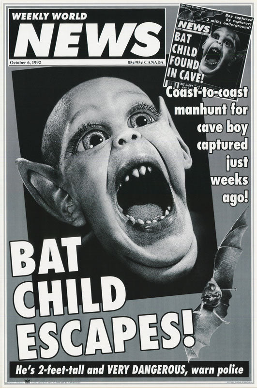 BAT CHILD ESCAPES - POSTER LC9R