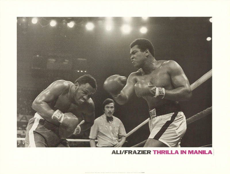 ALI vs FRAZIER THRILLA in MANILA POSTER