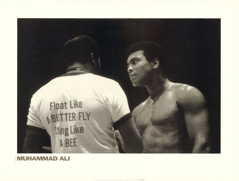 BOXING - MUHAMMAD ALI-FLOAT LIKE a BUTTERFLY - POSTER RW18L