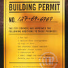 BUILDING PERMIT - 3380 POSTER RC10Q