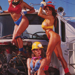 CALIFORNIA GIRLS-TRUCKIN' - POSTER LW30Y