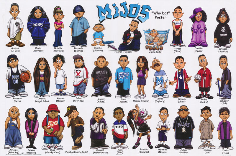 CARTOON - MIJOS-WHO DAT POSTER - 2763 POSTER RC1E