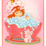SLIGHTLY DAMAGED CARTOON STRAWBERRY SHORTCAKE-LIFE IS DELICIOUS POSTER