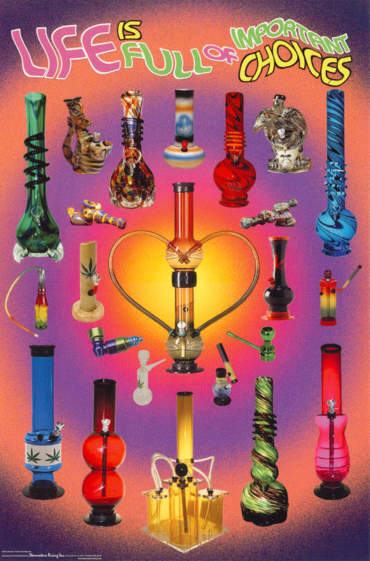 CHOICES-LIFE is FULL of IMPORTANT CHOICES - POSTER RC6J/STORAGE