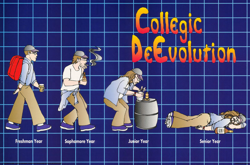 COLLEGIC DeEVOLUTION POSTER – Midwest Posters