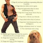 COMICAL - 15 REASONS A DOG IS BETTER THAN A MAN - POSTER RW3C