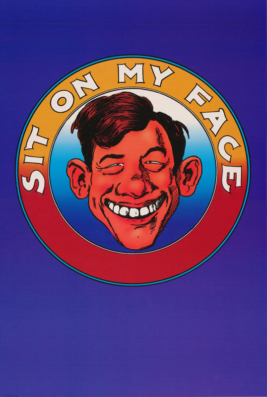COMICAL-ADULT - SIT ON MY FACE - POSTER RW3K