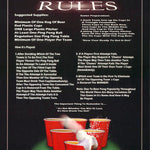 COMICAL - BEER PONG RULES - POSTER RW21C