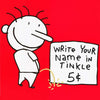 COMICAL - WRITE YOUR NAME in TINKLE - POSTER LC7i
